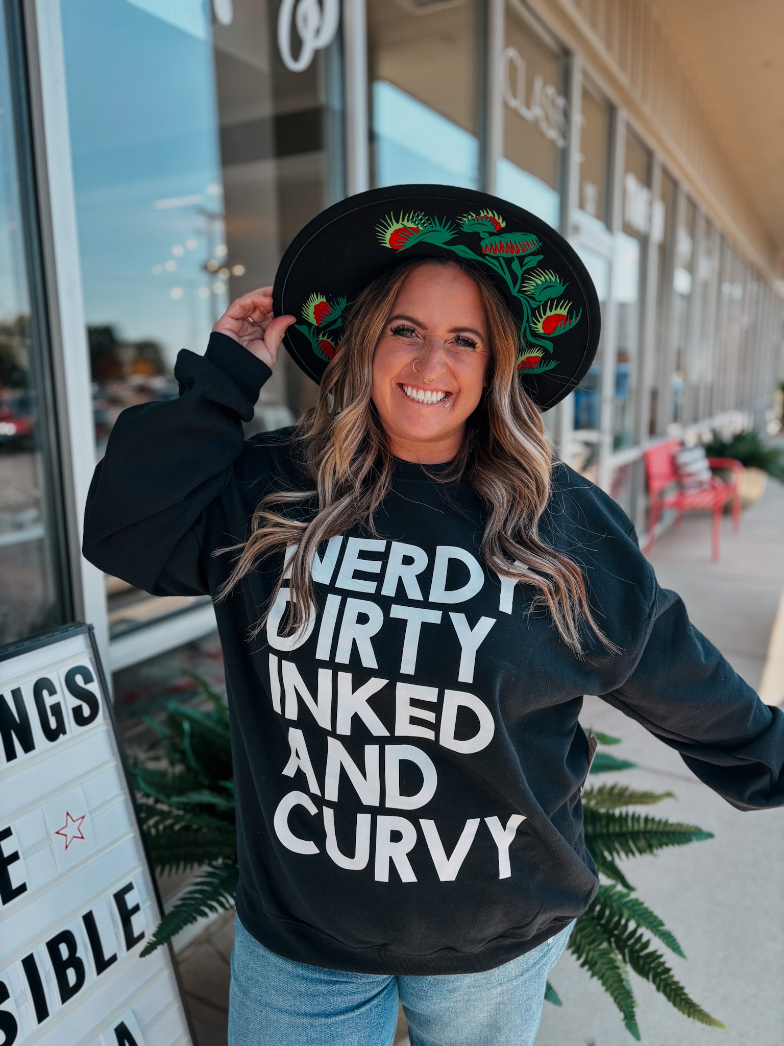 Venus Rising Wide Brim Hat | Flawless + Hep.cat Boutique